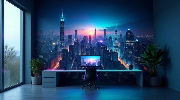 Créez une ambiance immersive avec du papier peint gamer
