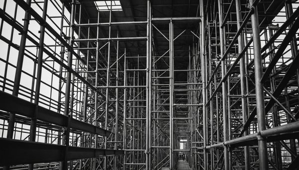 Échafaudage professionnel en acier : sécurité et performance garantis